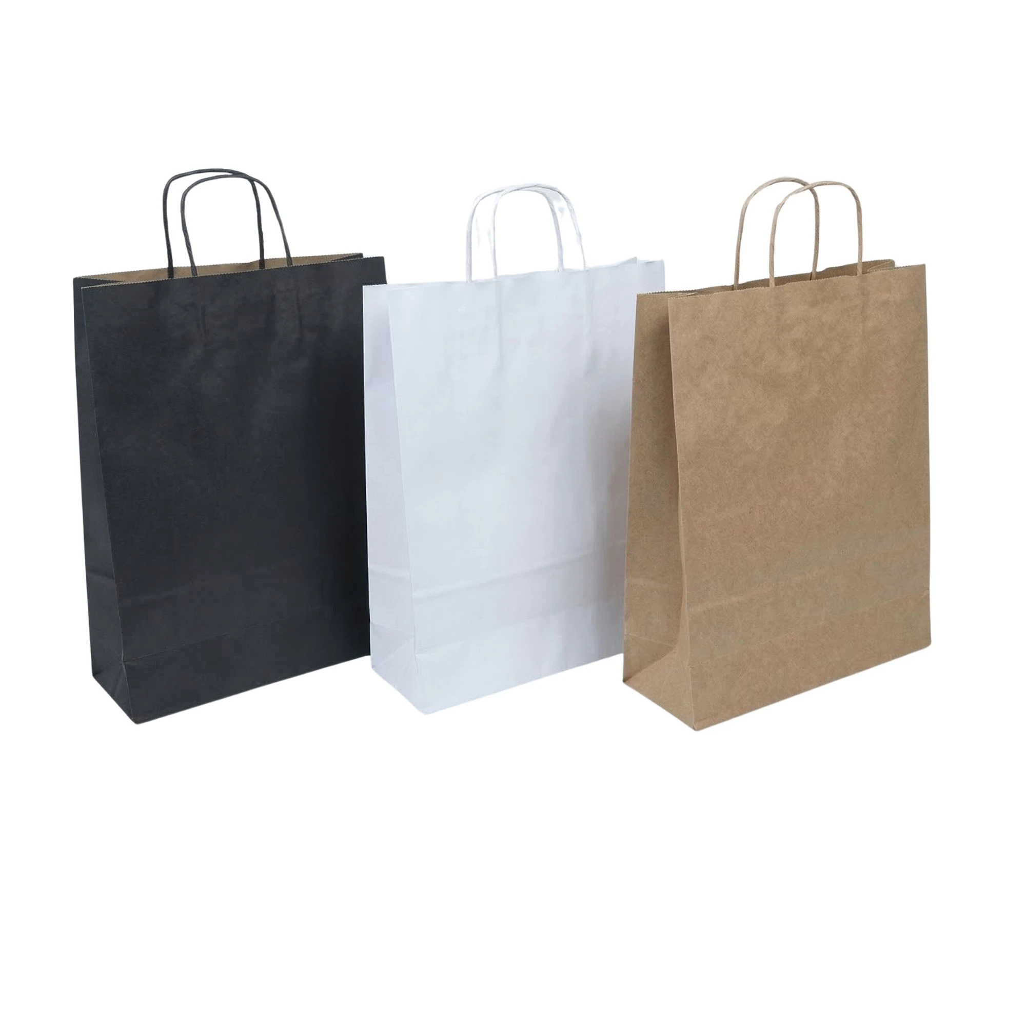 Baskısız Kraft Çanta Kraft Torba